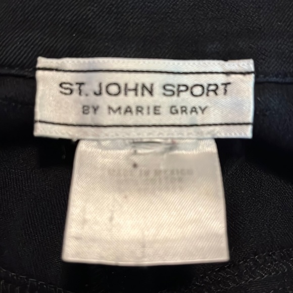 ST JOHN SPORT Size 16 Casual Career Dress Straight Leg Flatfront GOLD HW classic - Picture 5 of 16